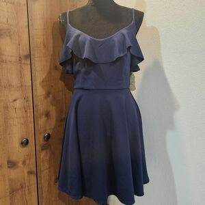 NWT Navy Altar'd State Skater Dress - Medium